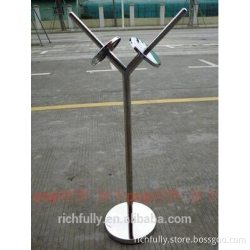 Store Stainless Steel double-end Plastic Package Bag Holder seat Rack